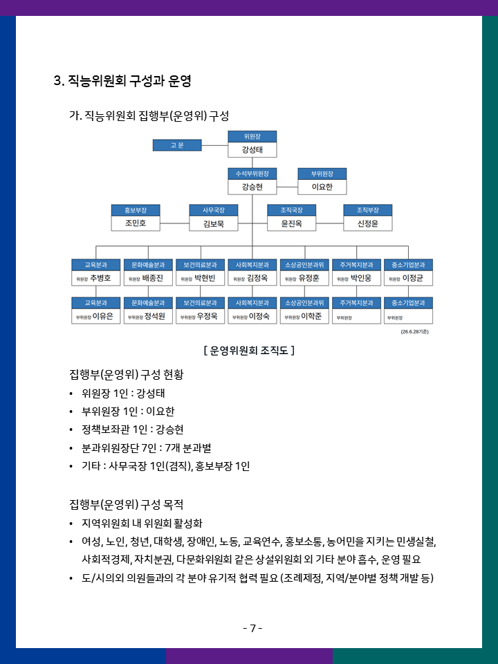 직능위원회 활동내역 8페이지